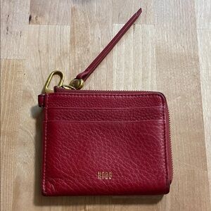 HOBO Cherry Leather Zip Wallet